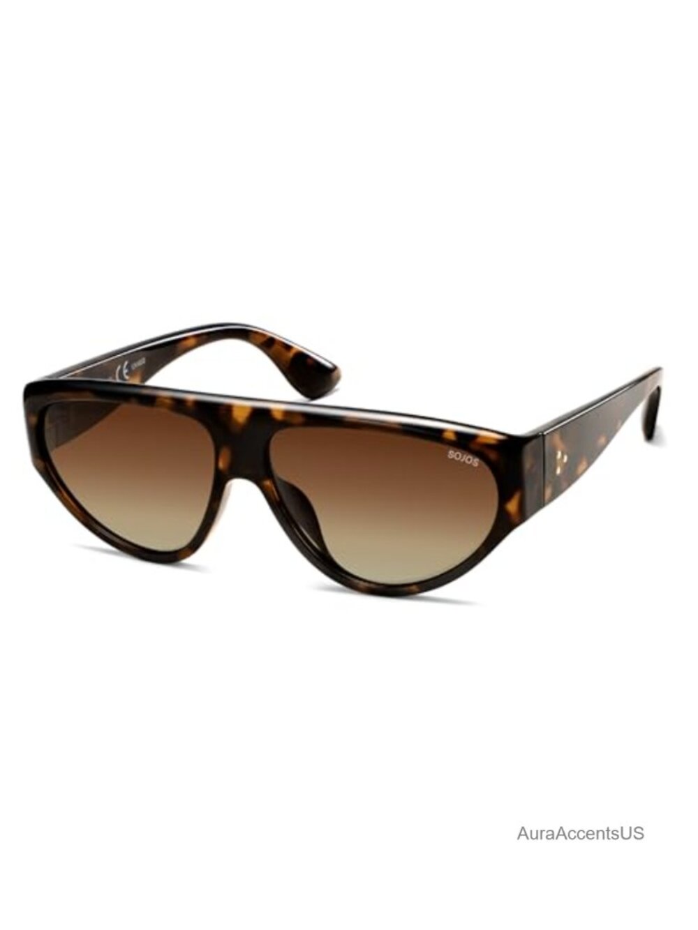 Oversized Polarized Aviator Sunglasses Retro 80s 90s UV400